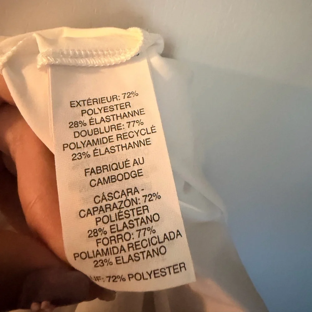 Vuori White Mini Skirt